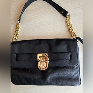 Black leather Michael  Kors purse